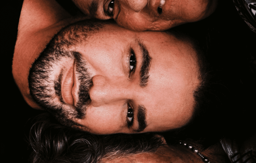 Paulo Ricardo Campos com suas avós