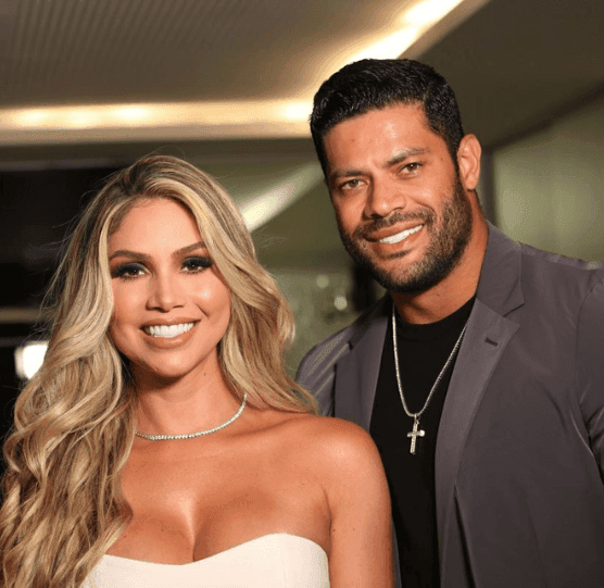 Hulk e Camila Ângelo