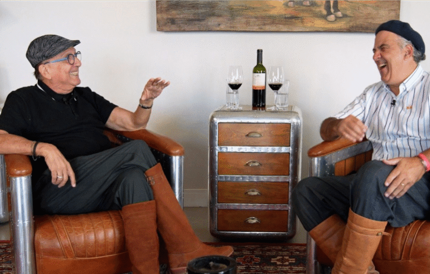 Galvão Bueno e Nando Farinha