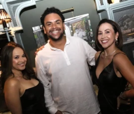 Roberta Souza, Bruno Rodrigues e Lilian Machado